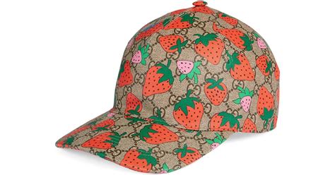 casquettes gucci fraise|casquette Gucci chouette.